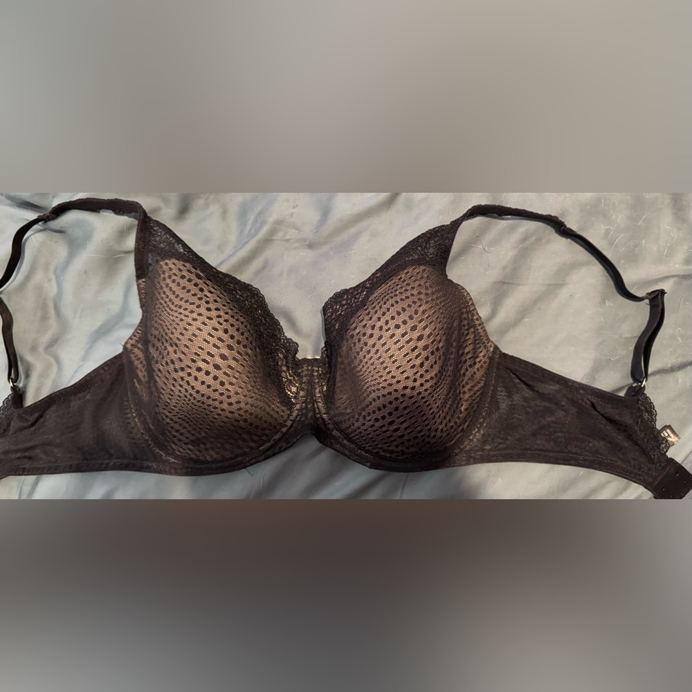 Natori Black Mesh Lace Bra